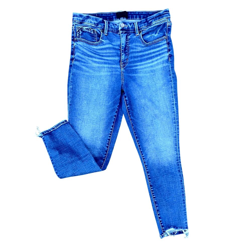 Buckle high rise skinny jeans size 31x27